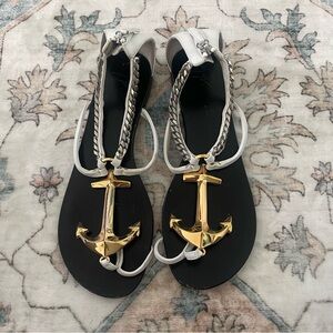 Giuseppe Zanotti Nautical Anchor Flats